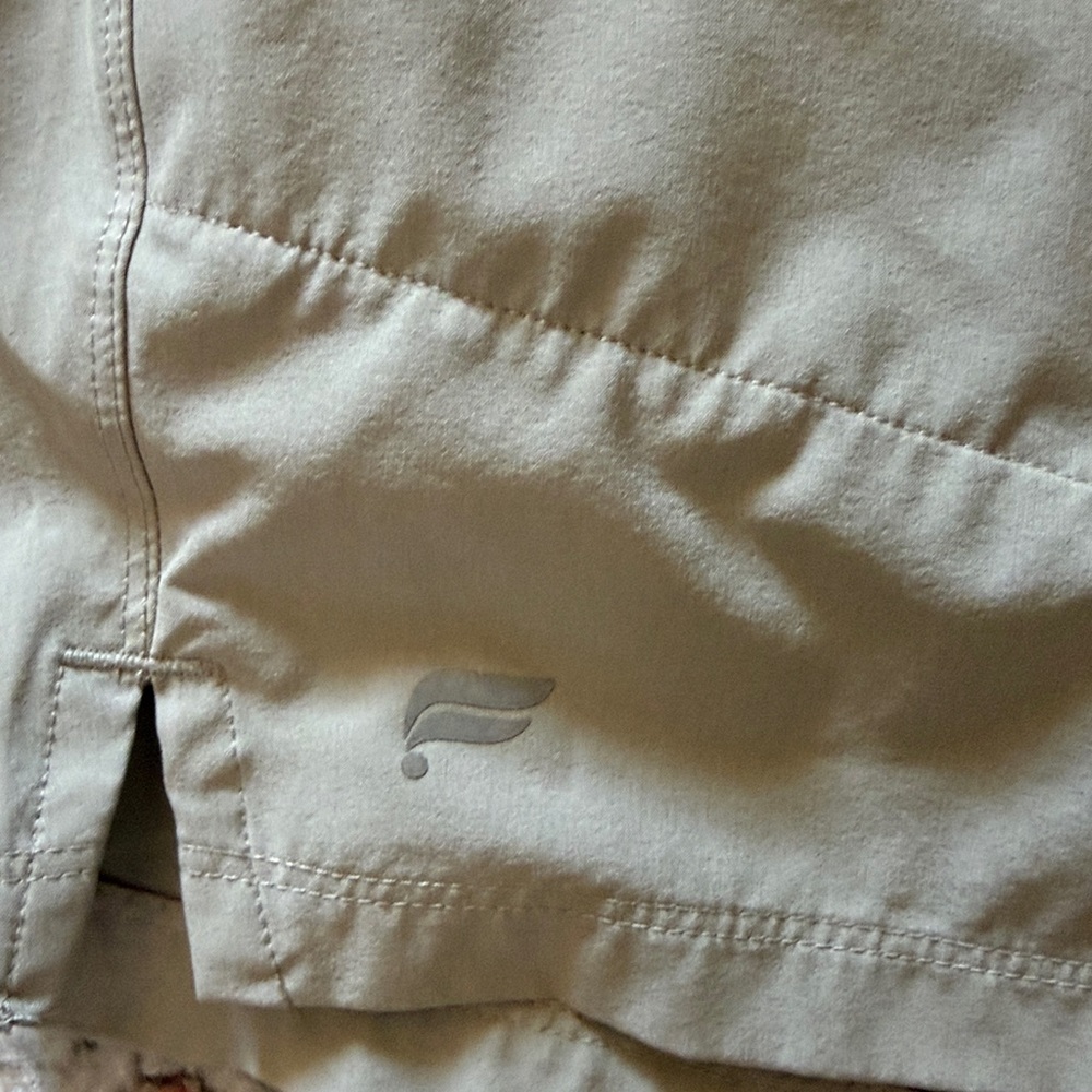 Fabletics Beige Drawstring Shorts - Picture 2 of 5